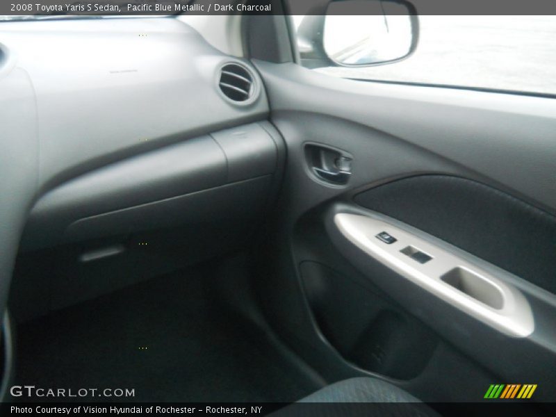 Pacific Blue Metallic / Dark Charcoal 2008 Toyota Yaris S Sedan