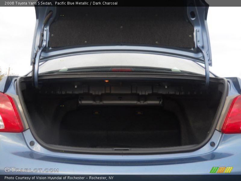 Pacific Blue Metallic / Dark Charcoal 2008 Toyota Yaris S Sedan