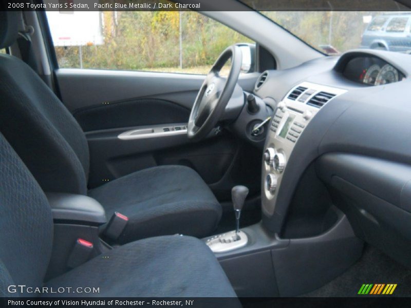 Pacific Blue Metallic / Dark Charcoal 2008 Toyota Yaris S Sedan