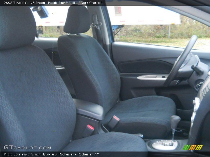 Pacific Blue Metallic / Dark Charcoal 2008 Toyota Yaris S Sedan
