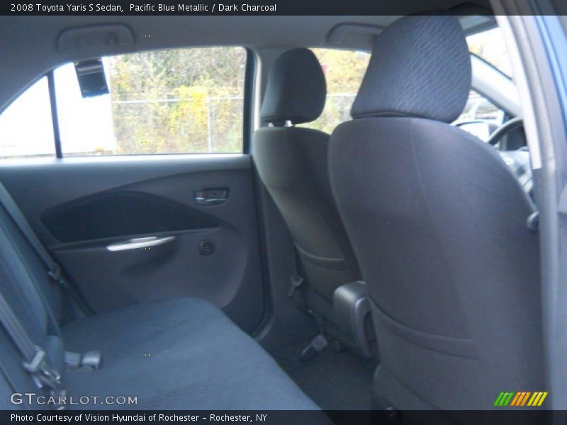 Pacific Blue Metallic / Dark Charcoal 2008 Toyota Yaris S Sedan