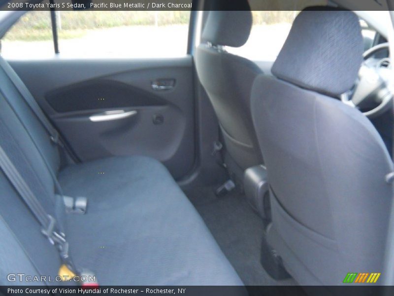 Pacific Blue Metallic / Dark Charcoal 2008 Toyota Yaris S Sedan