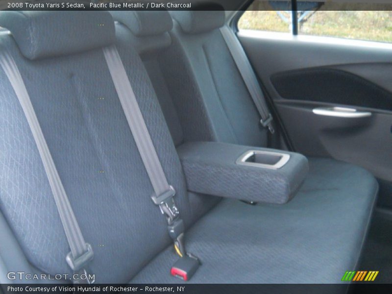 Pacific Blue Metallic / Dark Charcoal 2008 Toyota Yaris S Sedan