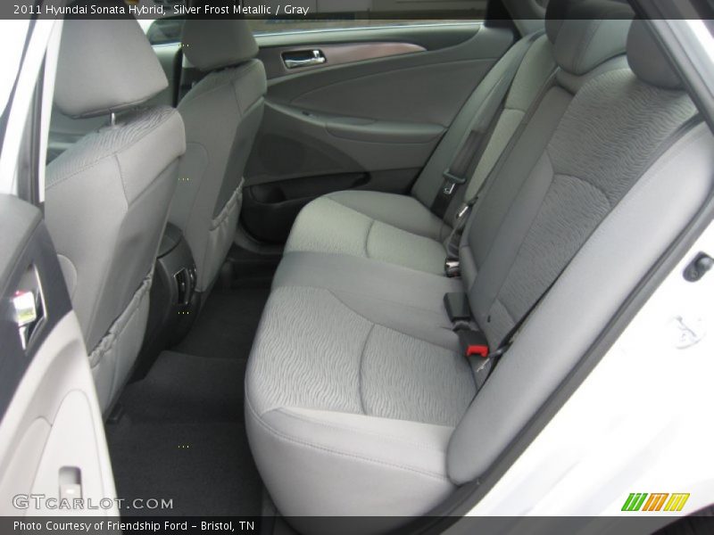 Silver Frost Metallic / Gray 2011 Hyundai Sonata Hybrid