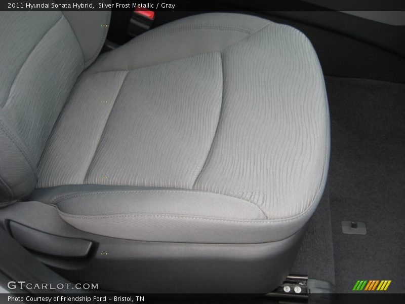 Silver Frost Metallic / Gray 2011 Hyundai Sonata Hybrid