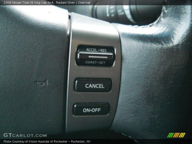 Radiant Silver / Charcoal 2008 Nissan Titan SE King Cab 4x4
