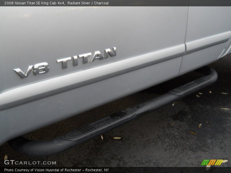 Radiant Silver / Charcoal 2008 Nissan Titan SE King Cab 4x4