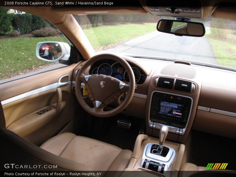 Sand White / Havanna/Sand Beige 2008 Porsche Cayenne GTS