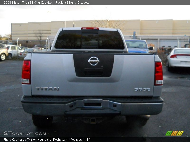 Radiant Silver / Charcoal 2008 Nissan Titan SE King Cab 4x4