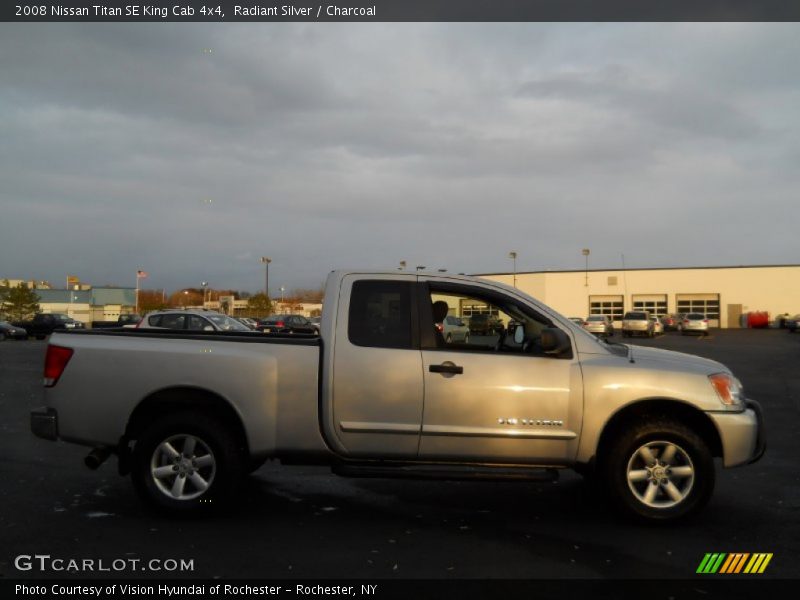 Radiant Silver / Charcoal 2008 Nissan Titan SE King Cab 4x4