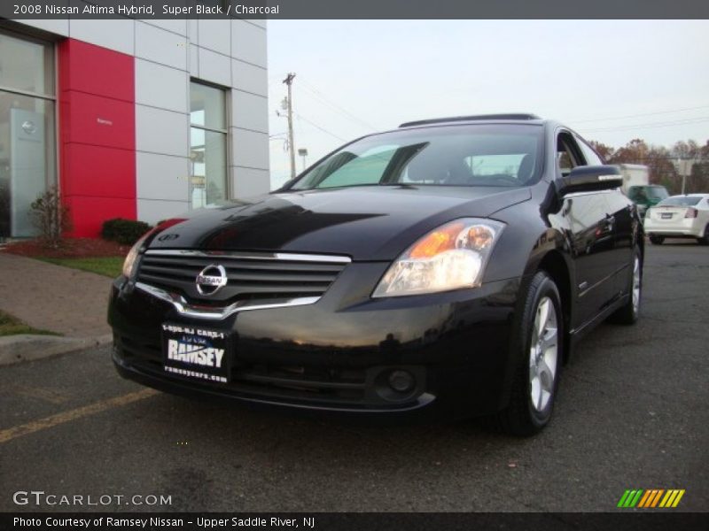 Super Black / Charcoal 2008 Nissan Altima Hybrid