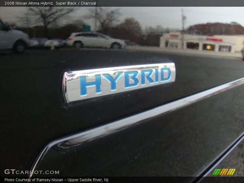 Super Black / Charcoal 2008 Nissan Altima Hybrid