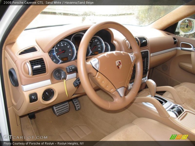 Sand White / Havanna/Sand Beige 2008 Porsche Cayenne GTS