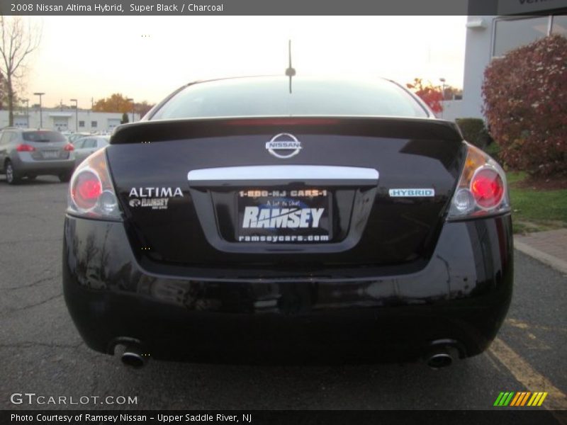 Super Black / Charcoal 2008 Nissan Altima Hybrid