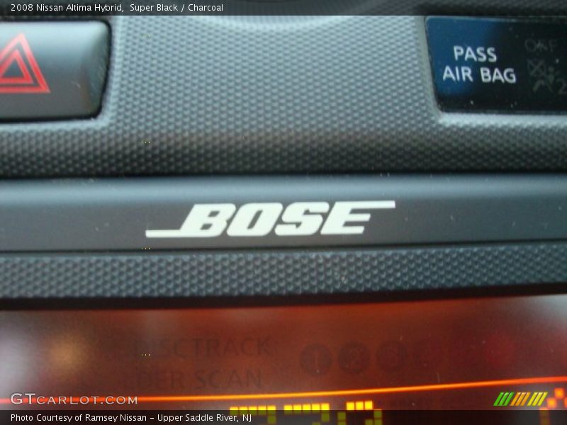 Super Black / Charcoal 2008 Nissan Altima Hybrid