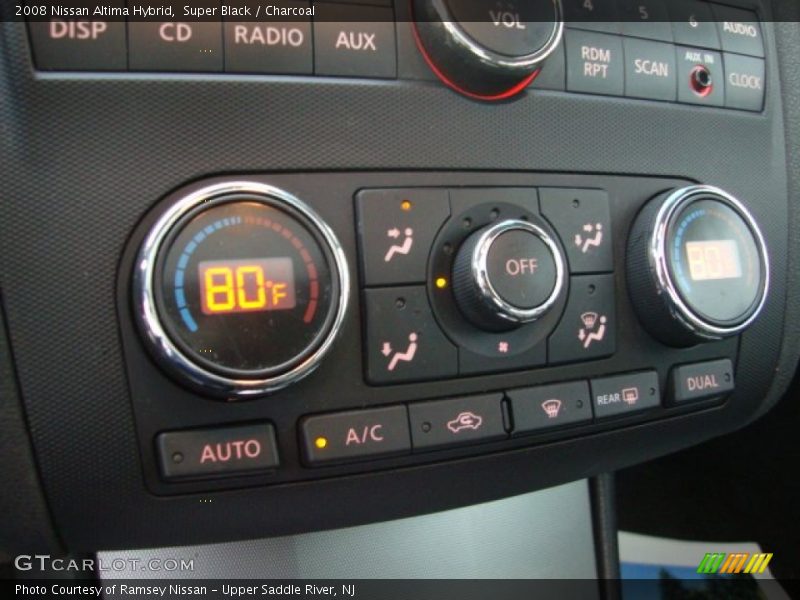 Super Black / Charcoal 2008 Nissan Altima Hybrid