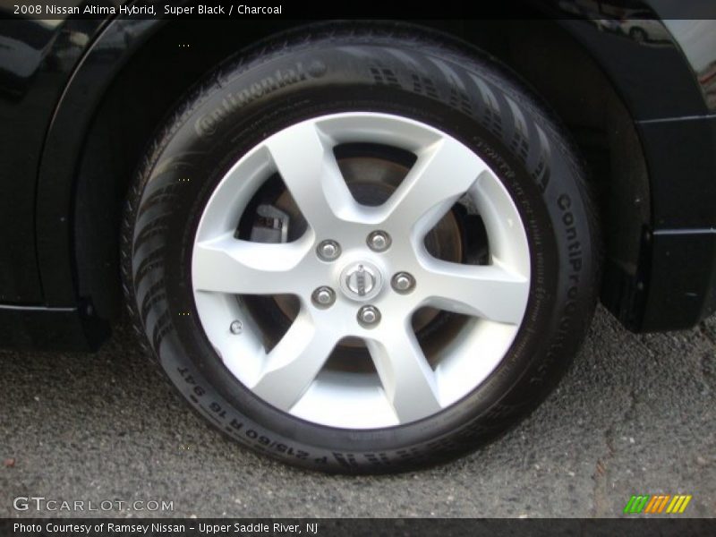 Super Black / Charcoal 2008 Nissan Altima Hybrid