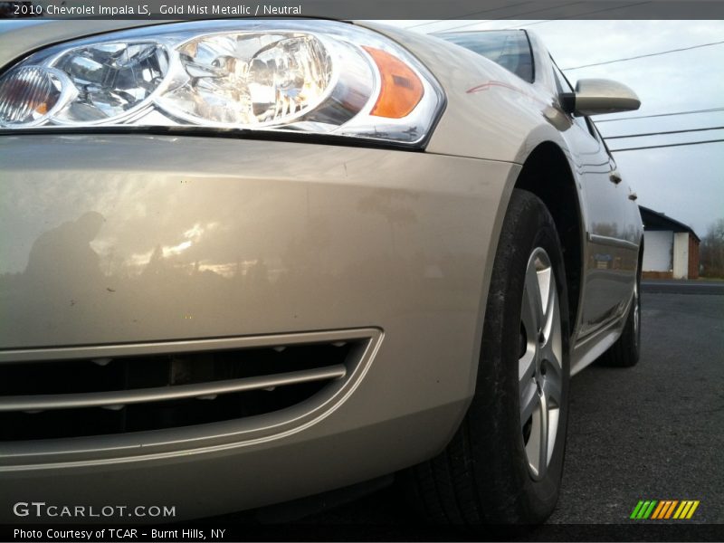 Gold Mist Metallic / Neutral 2010 Chevrolet Impala LS