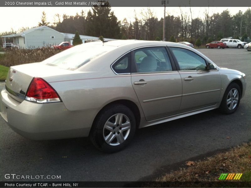 Gold Mist Metallic / Neutral 2010 Chevrolet Impala LS