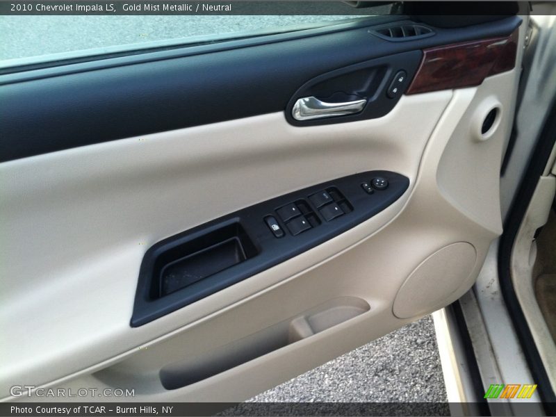 Gold Mist Metallic / Neutral 2010 Chevrolet Impala LS
