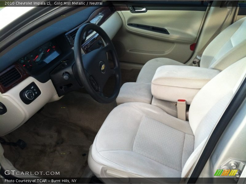 Gold Mist Metallic / Neutral 2010 Chevrolet Impala LS
