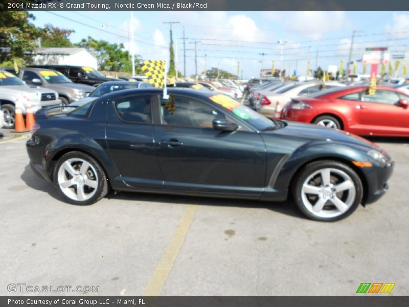 Nordic Green Mica / Black/Red 2004 Mazda RX-8 Grand Touring