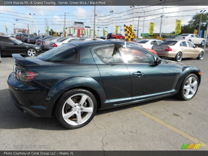 Nordic Green Mica / Black/Red 2004 Mazda RX-8 Grand Touring