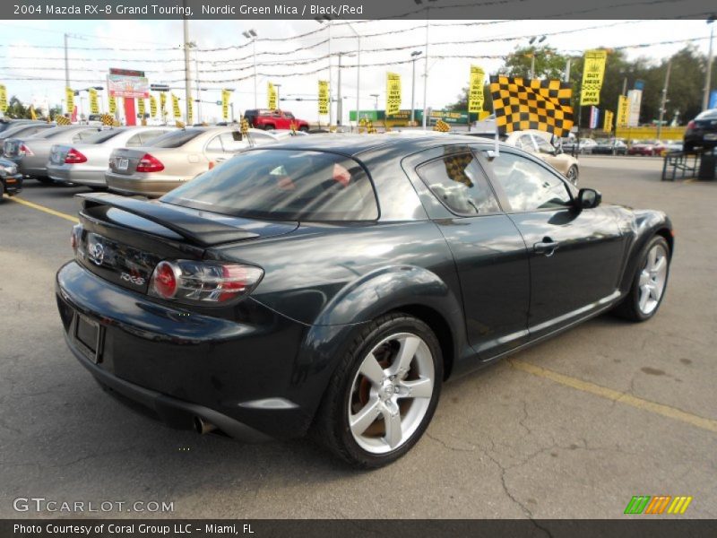 Nordic Green Mica / Black/Red 2004 Mazda RX-8 Grand Touring