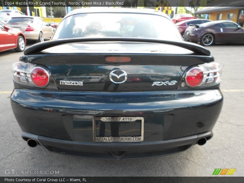 Nordic Green Mica / Black/Red 2004 Mazda RX-8 Grand Touring