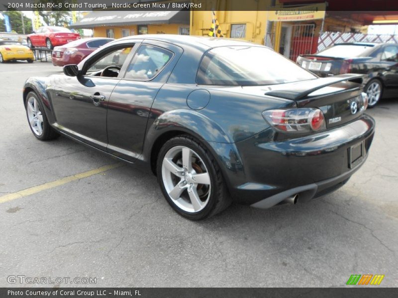 Nordic Green Mica / Black/Red 2004 Mazda RX-8 Grand Touring