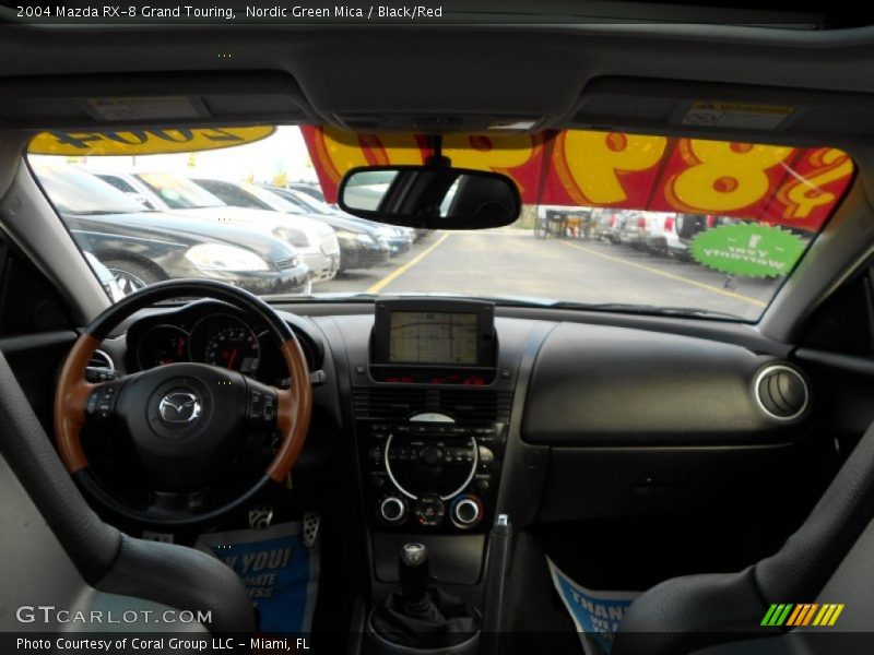 Nordic Green Mica / Black/Red 2004 Mazda RX-8 Grand Touring