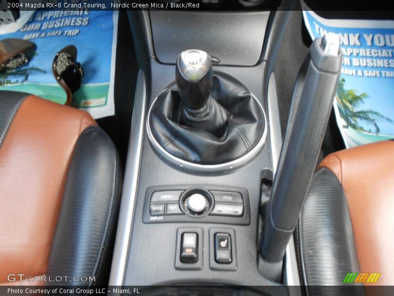 Nordic Green Mica / Black/Red 2004 Mazda RX-8 Grand Touring