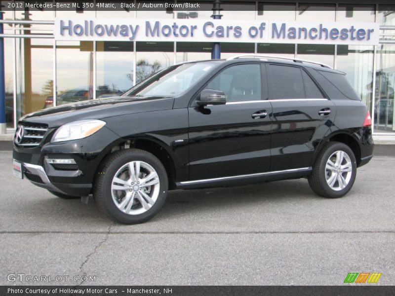 Black / Auburn Brown/Black 2012 Mercedes-Benz ML 350 4Matic