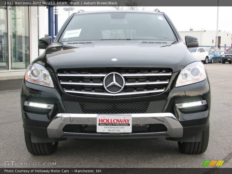 Black / Auburn Brown/Black 2012 Mercedes-Benz ML 350 4Matic