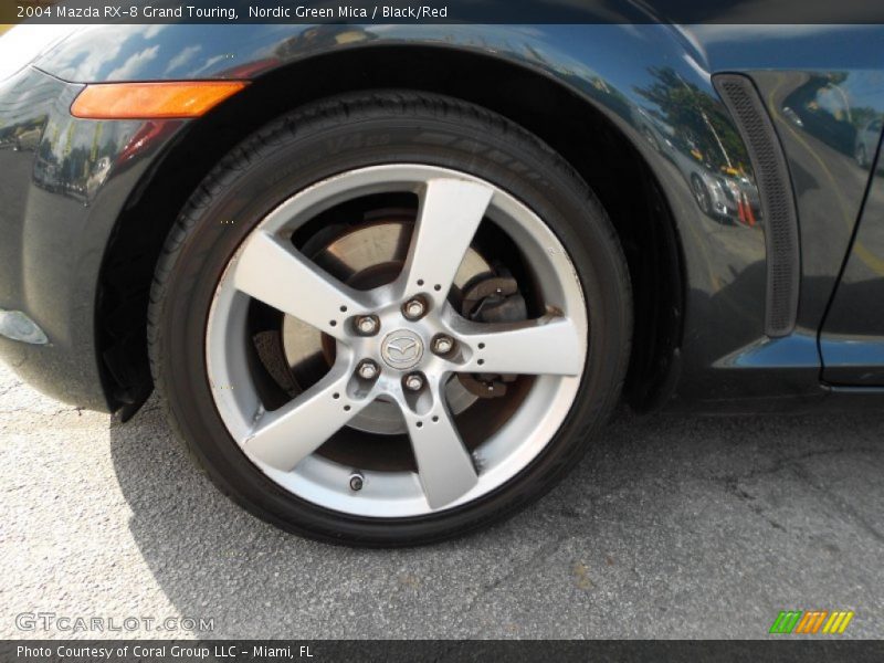 Nordic Green Mica / Black/Red 2004 Mazda RX-8 Grand Touring