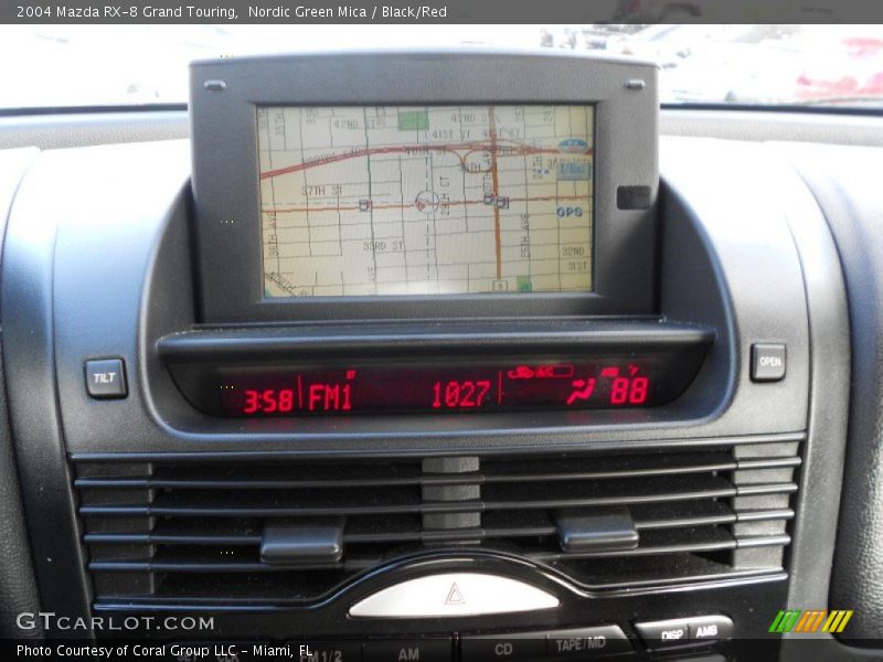 Nordic Green Mica / Black/Red 2004 Mazda RX-8 Grand Touring
