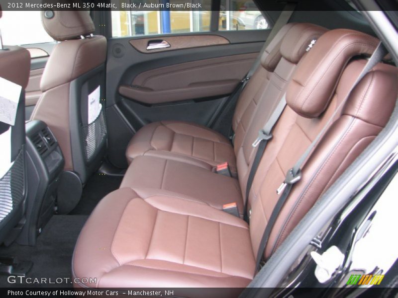  2012 ML 350 4Matic Auburn Brown/Black Interior