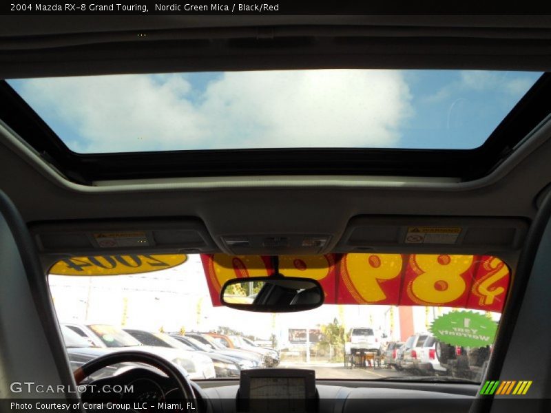 Nordic Green Mica / Black/Red 2004 Mazda RX-8 Grand Touring