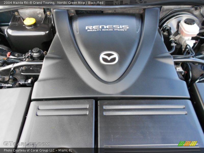 Nordic Green Mica / Black/Red 2004 Mazda RX-8 Grand Touring