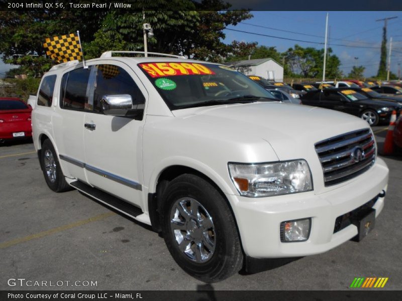 Tuscan Pearl / Willow 2004 Infiniti QX 56
