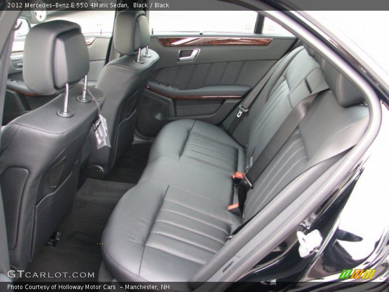  2012 E 550 4Matic Sedan Black Interior