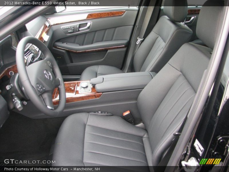  2012 E 550 4Matic Sedan Black Interior