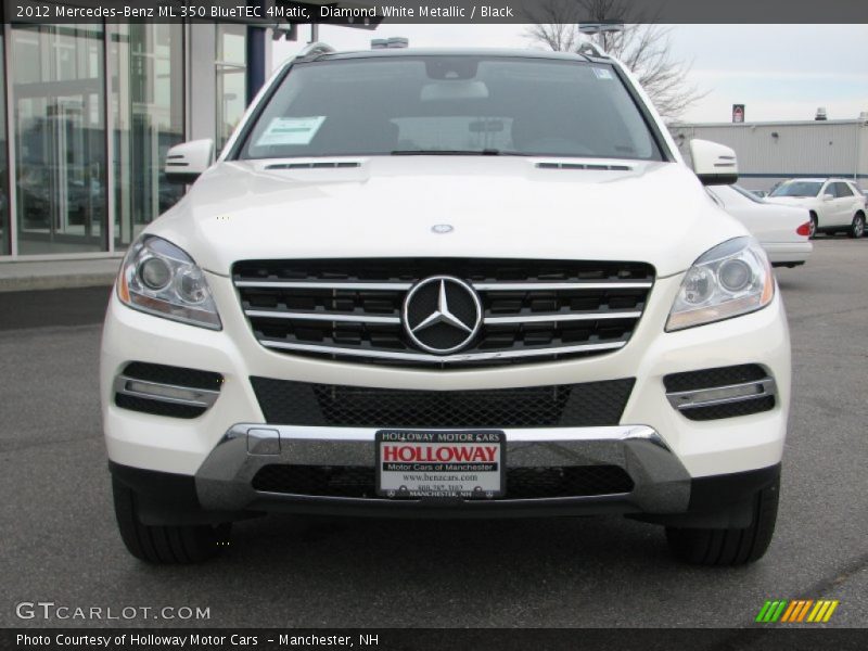 Diamond White Metallic / Black 2012 Mercedes-Benz ML 350 BlueTEC 4Matic