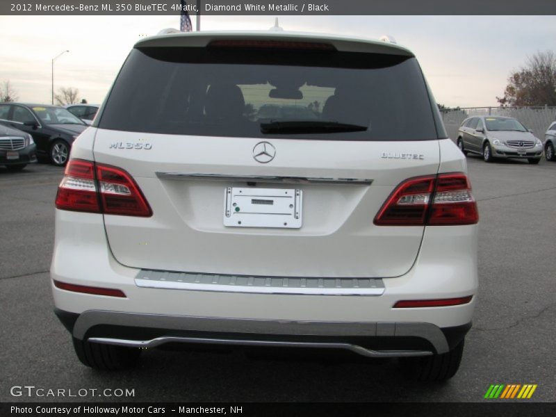 Diamond White Metallic / Black 2012 Mercedes-Benz ML 350 BlueTEC 4Matic