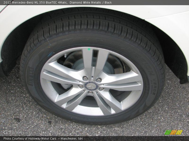 Diamond White Metallic / Black 2012 Mercedes-Benz ML 350 BlueTEC 4Matic