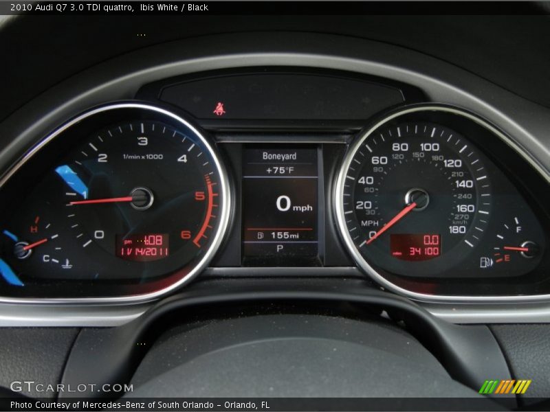  2010 Q7 3.0 TDI quattro 3.0 TDI quattro Gauges