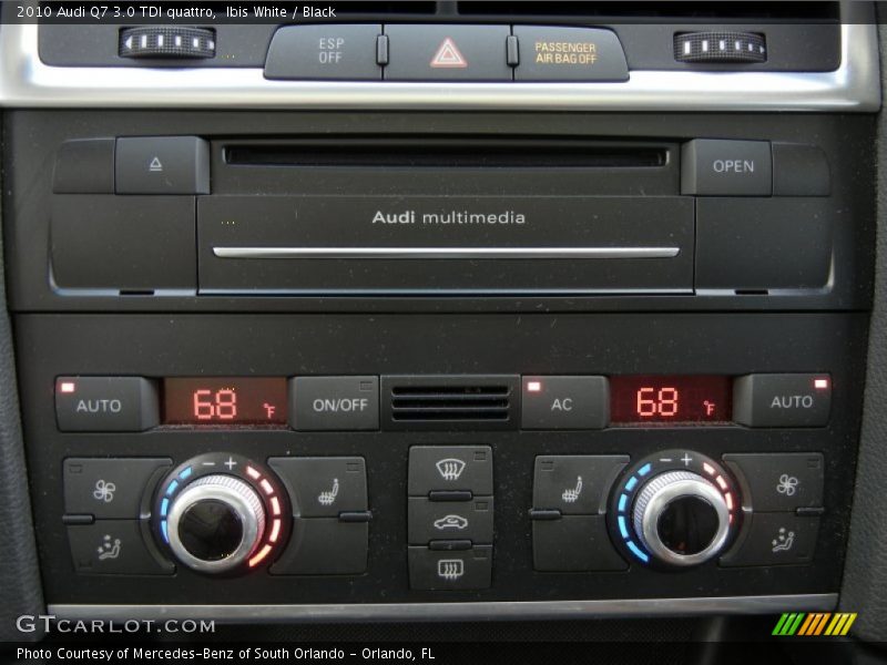 Controls of 2010 Q7 3.0 TDI quattro