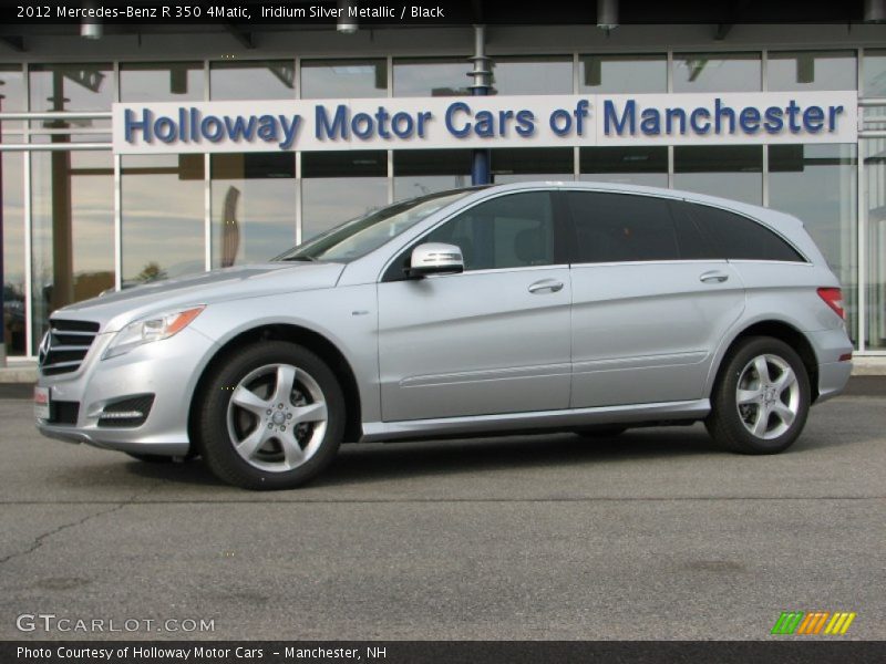 Iridium Silver Metallic / Black 2012 Mercedes-Benz R 350 4Matic