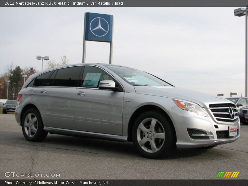 Iridium Silver Metallic / Black 2012 Mercedes-Benz R 350 4Matic
