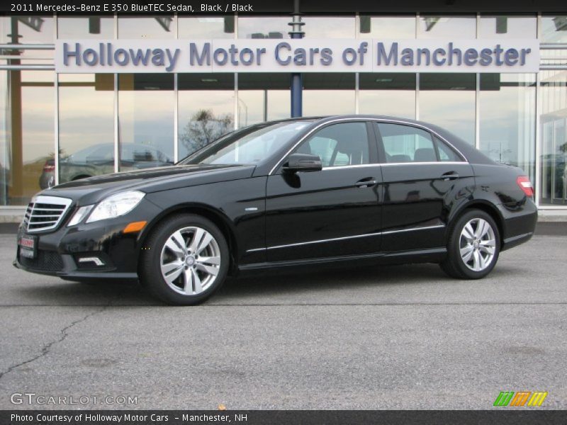 Black / Black 2011 Mercedes-Benz E 350 BlueTEC Sedan